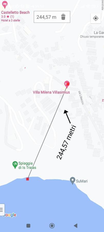 Villa Milena Villasimius, Wifi Gratuito, Ampio Giardino A 300 M Dal Mare Exterior foto